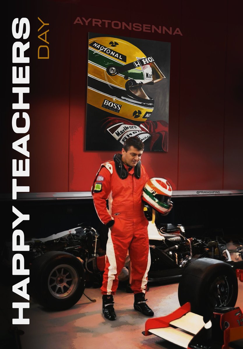 Happy Teachers' Day #Malaysia!

My mentor #AjithKumar and his inspiration #AyrtonSenna in one frame.

#Vidaamuyarchi #HappyTeachersDay #TeachersDay