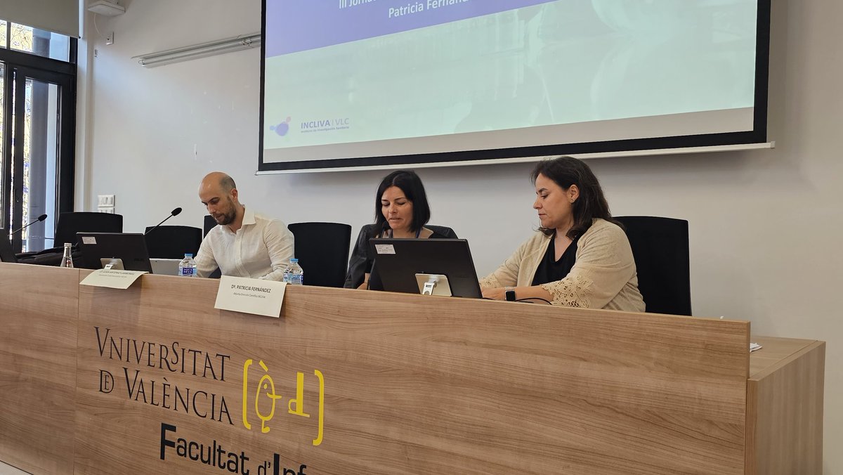 📊 Patricia Fernández y Juan Antonio Carbonell, adjunta de Dirección y Responsable de Bioestadística @incliva_iis presentan un seminario de metodología investigadora aplicado a enfermería #investigacionenfermera