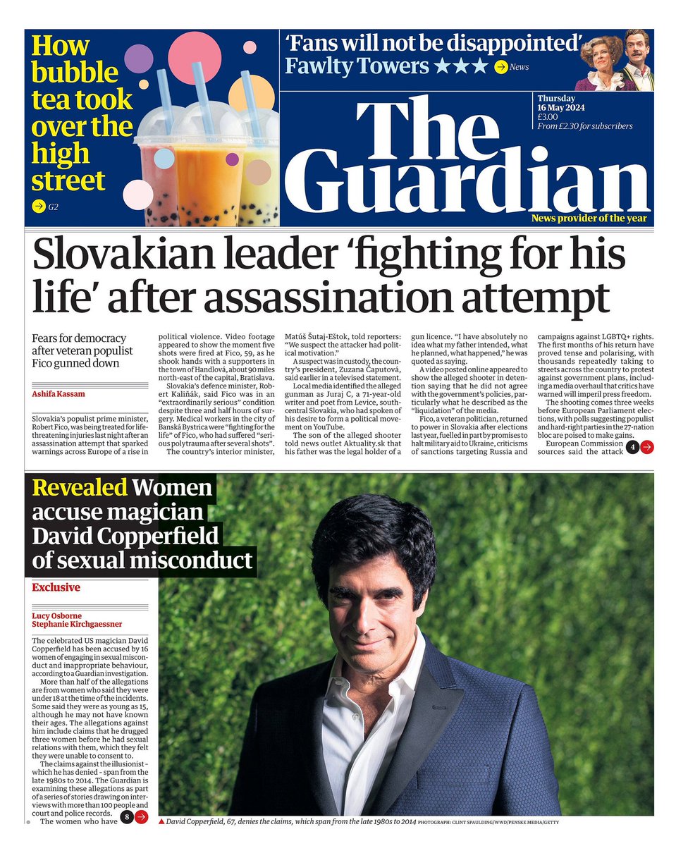They're justifying the assassination attempt on Slovakia's PM because he opposed Ukraine's NATO membership, which threatens the UK's war profits. The truth is, Slovakia wants peace and stability in the region, but the UK is more interested in lining its pockets with arms sales