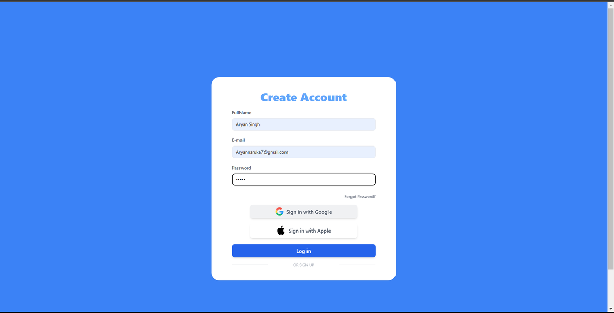 Aryan_Naruka's tweet image. Hello everyone!  I've kicked off a new project and completed the signup and sign-in pages! Using Node.js, Express.js, and the Crypto module for secure authentication, and Tailwind CSS for design. User info is safely stored in MongoDB. More updates soon!  #webdev  #CodingJourny