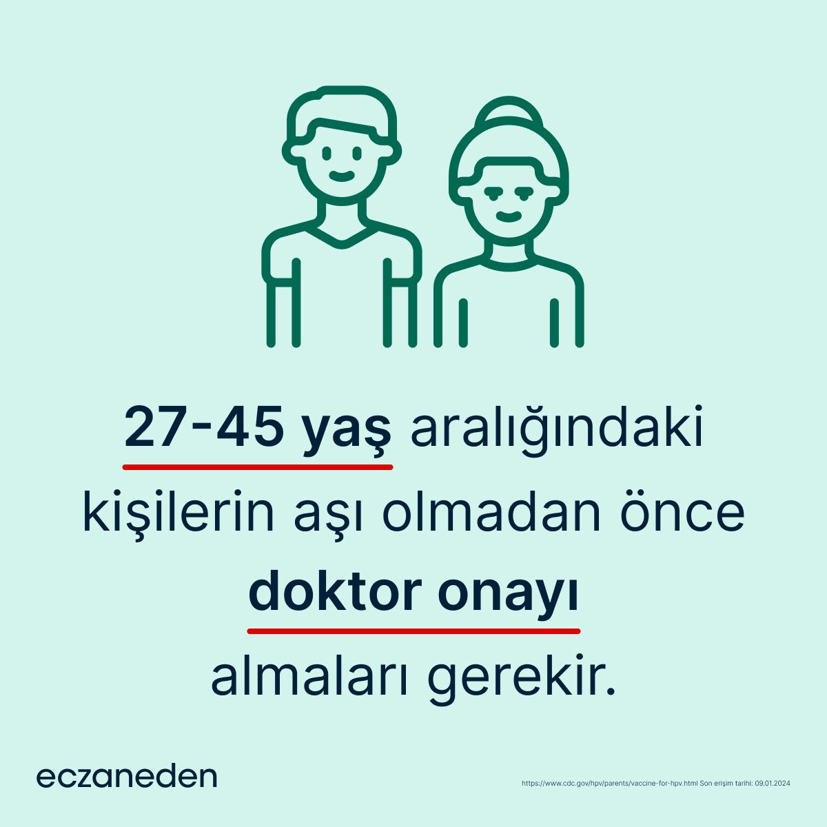 📌HPV aşısı, kişiye HPV virüsüne karşı bağışıklık kazandırarak HPV’nin yol açtığı kanser öncülerini önlemek için yapılır.
📌HPV aşıları 9 yaşından itibaren yapılabilir.
📌27-45 yaş aralığındaki kişilerin aşı olmadan önce doktor onayı almaları gerekir.
#HPV #HPVAşısı