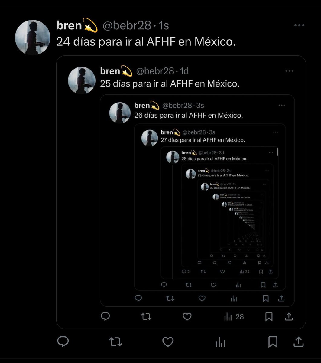 bebr28's tweet image. 23 días para ir al AFHF en México.