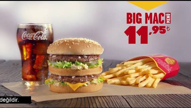 🍔 Big Mac Menü fiyatı: 2017: 11,95 TL 2018: 13,95 TL 2019: 18,99 TL 2020: 29,99 TL 2021: 36,99 TL 2022: 52,99 TL 2023: 135 TL 2024: 255 TL Ne diyordu? “Epistemolojik bir kopuşu temsil eden heterodoks yaklaşım” Kopuşu görüyorsunuz.
