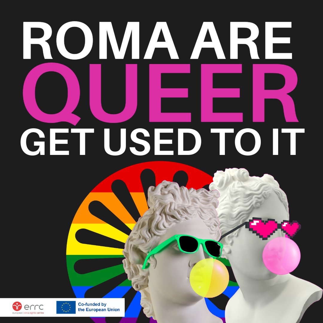 Today, on #RomaResistanceDay, the ERRC launches #RoMagic🌈 to highlight and combat discrimination against Romani LGBTIQ+ individuals. Partnering with Vojvodjanski Romski Centar and RomaJust, we aim to foster a strong activist group.#LGBTIQRights 🔗shorturl.at/evNW2