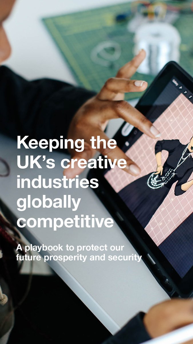 Are the UK's creative industries still internationally competitive? What is the state of UK soft power? Today marks the launch of my major commission with @UAL which answers those questions and provides policies to turn things around, before it is too late. (1/5)