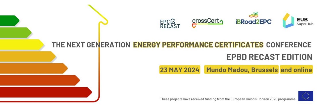 BPIE Buildings EU (@bpie_eu) on Twitter photo In 1 week 4 #HorizonEU projects will gather over 50 partners on their final conference about the next generation of EPCs⚡
Join us as <a href="/H2020iBRoad2EPC/">iBRoad2EPC (follow-up to iBRoad project)</a> <a href="/PCrosscert/">crosscertproject</a> <a href="/EpcRecast/">EPC-RECAST</a> & EUBSuperHub talk us through EPCs in context of the #EPBDrecast
All info 🫴ec.europa.eu/eusurvey/runne… In 1 week 4 #HorizonEU projects will gather over 50 partners on their final conference about the next generation of EPCs⚡
Join us as <a href="/H2020iBRoad2EPC/">iBRoad2EPC (follow-up to iBRoad project)</a> <a href="/PCrosscert/">crosscertproject</a> <a href="/EpcRecast/">EPC-RECAST</a> & EUBSuperHub talk us through EPCs in context of the #EPBDrecast
All info 🫴ec.europa.eu/eusurvey/runne…