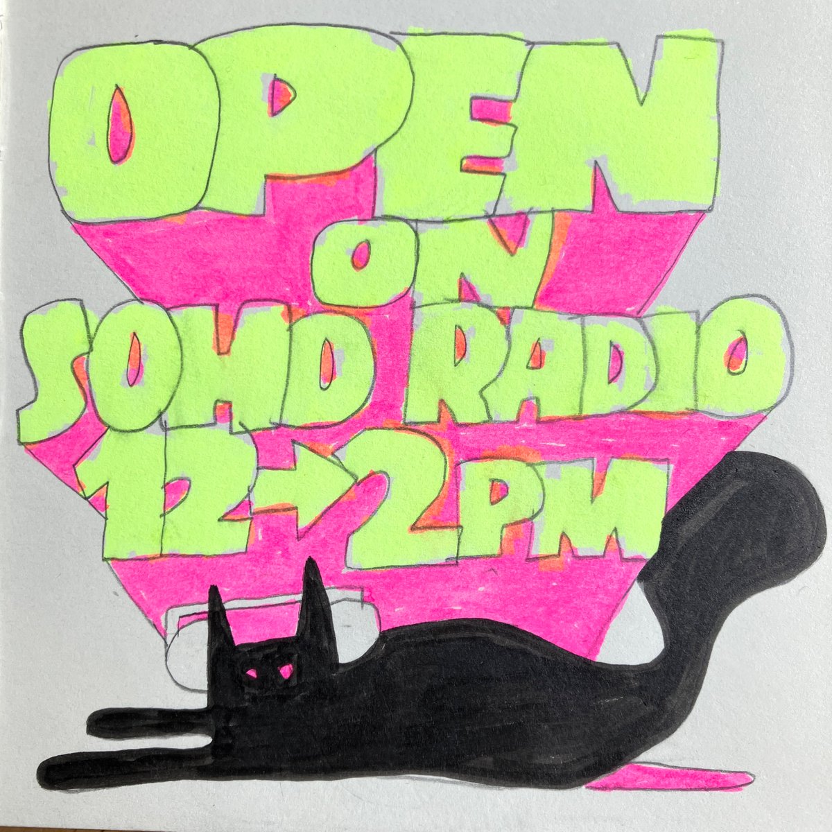 Me & Ian are back on @sohoradio today from 12 to 2pm with OPEN. sohoradiolondon.com