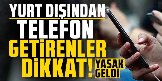 Yurt dışından gelen yolcuların beraberinde #Türkiye’ye getirdiği telefonlar için yeni düzenleme yapıldı. #Gümrükvergisi ödense bile ikinci #telefon #Türkiye’ye sokulmayacak. #yurtdışıtelefon #iphone #samsung #gündem #haber