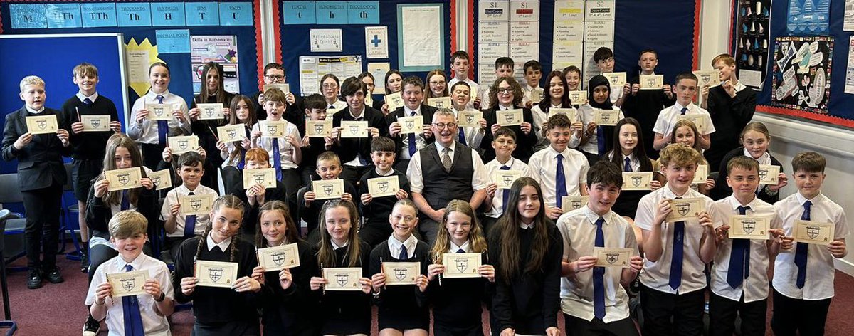 @CHS_CarlukeMaths (@carlukemaths) on Twitter photo ⭐️ S1/S2 pupils⭐️
Mr Duffy (HT), Mr Anderson (Faculty Head) and the Maths Department would like to congratulate the pupils who have completed all homework tasks to a high standard throughout the year. Pupils were issued with their certificates and prize from Mr Duffy. <a href="/CarlukeHS/">Carluke High School</a> ⭐️ S1/S2 pupils⭐️
Mr Duffy (HT), Mr Anderson (Faculty Head) and the Maths Department would like to congratulate the pupils who have completed all homework tasks to a high standard throughout the year. Pupils were issued with their certificates and prize from Mr Duffy. <a href="/CarlukeHS/">Carluke High School</a>