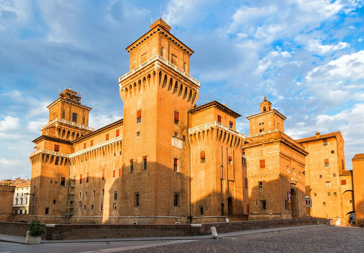 Ferrara, Italy. Another beautiful Starfort city. 

It's interesting how little we know about these beautiful structures. These city-fortresses are spread all over the world just like the Pyramids, a reminiscence of the old world