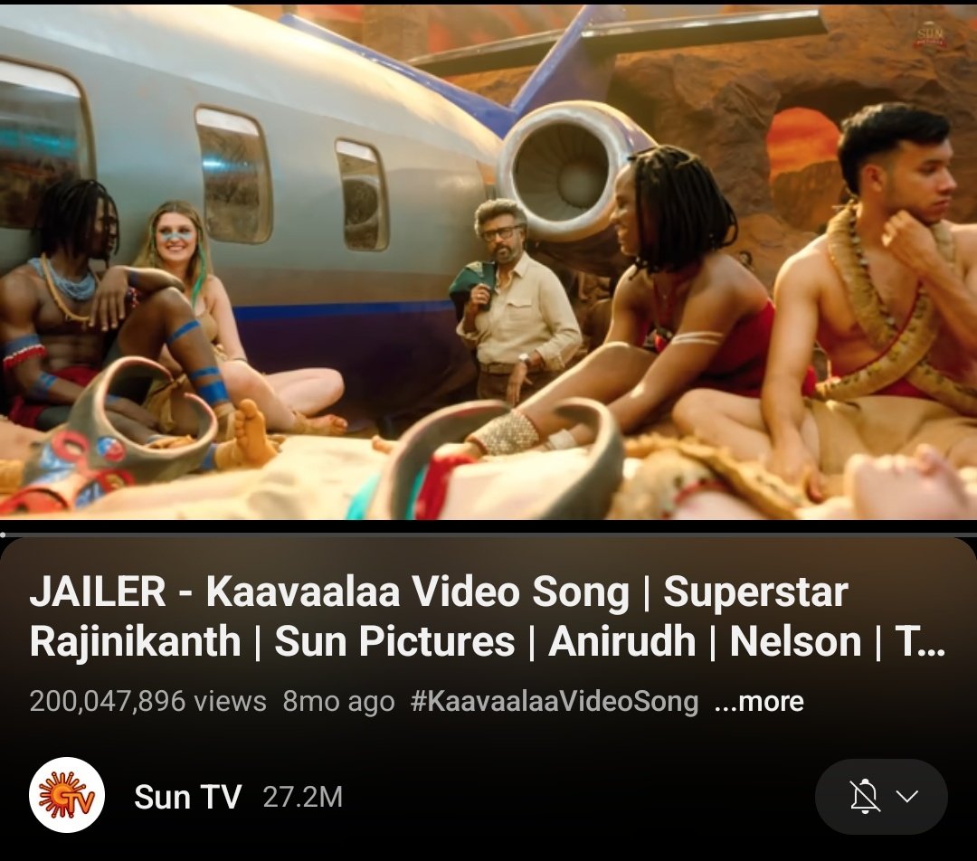 #Kaavaalaa Video Song - 2⃣0⃣0⃣M

#Jailer | @rajinikanth | @anirudhofficial | @sunpictures | @tamannaahspeaks