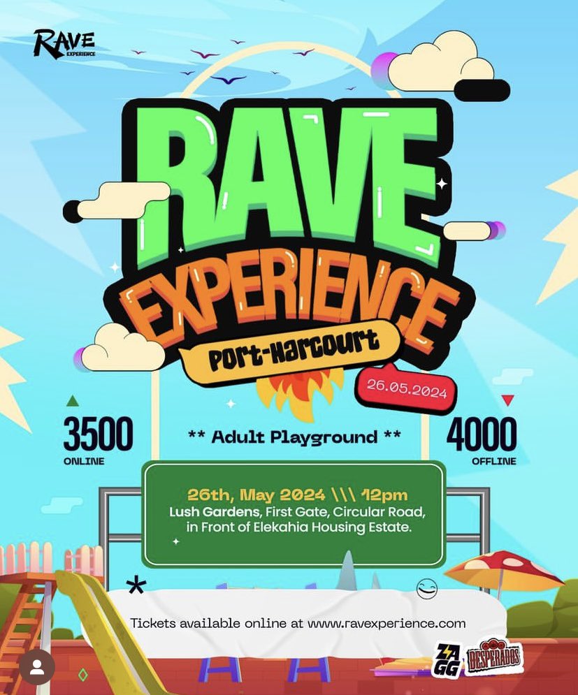 Portharcout it’s time again oh!!! Your girl is going to be a vendor🤭😊@raveexperience_ . Come let’s have fun on the 26th of May. Abeg as you dey party no forget to buy food from Vivian’s kitchen.