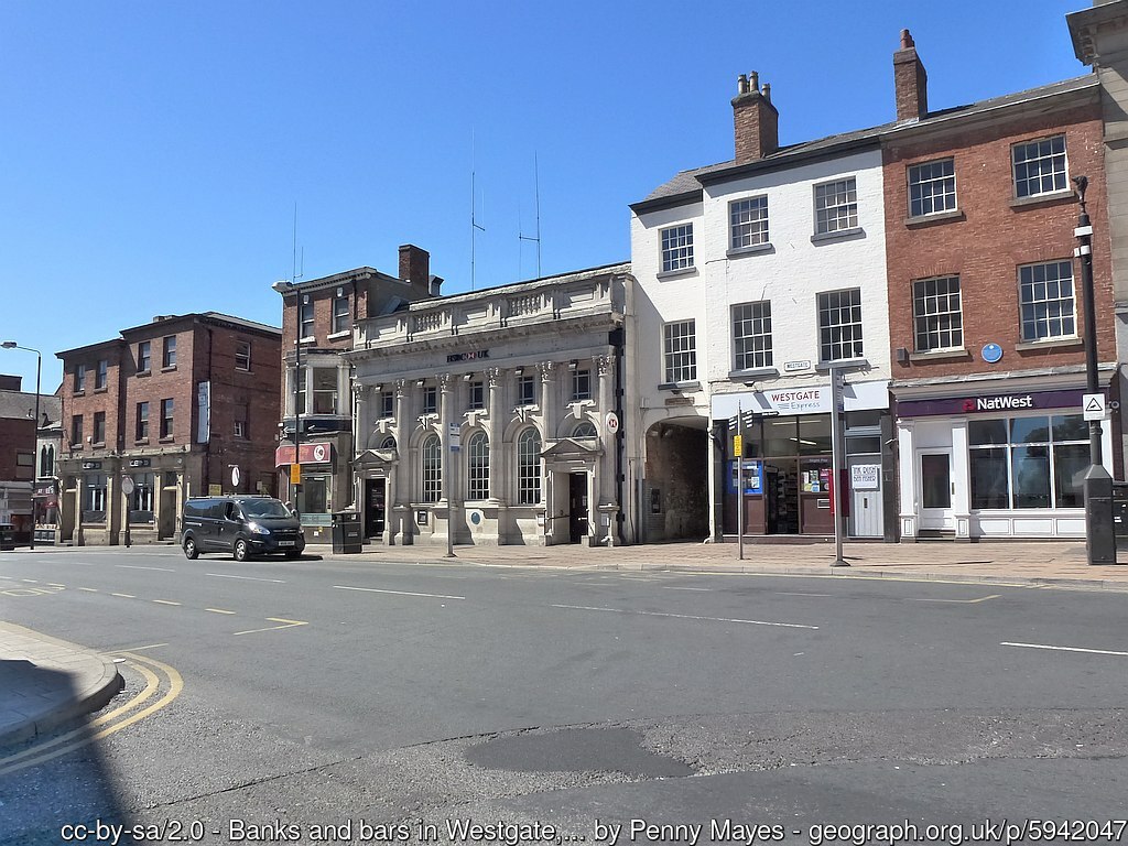 Picture of the Day from #Wakefield, 2018 #Westgate #banks #bars #shops #hospitality geograph.org.uk/p/5942047 by Penny Mayes