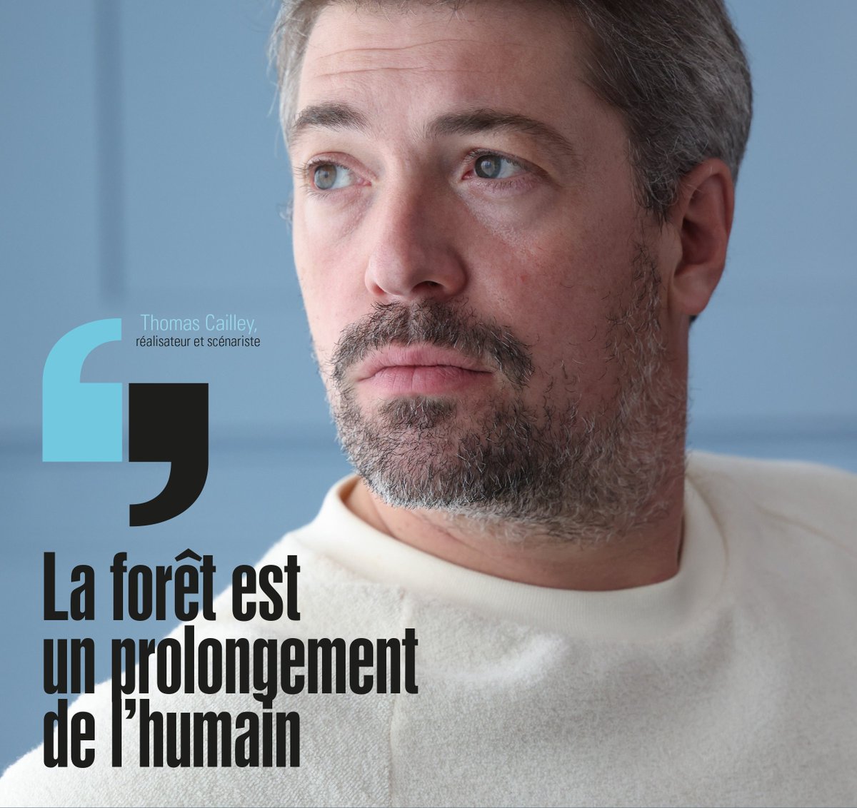 Pour Epsiloon, j'ai eu la chance d’itw Thomas Cailley, le réalisateur du Règne animal. Il m'a fait entrer dans une sorte de forêt magique, au cœur des Landes, tout ça sans bouger d'un café parisien. Un grand merci à lui. A paraître dans notre HS forêt ici ulule.com/epsiloon