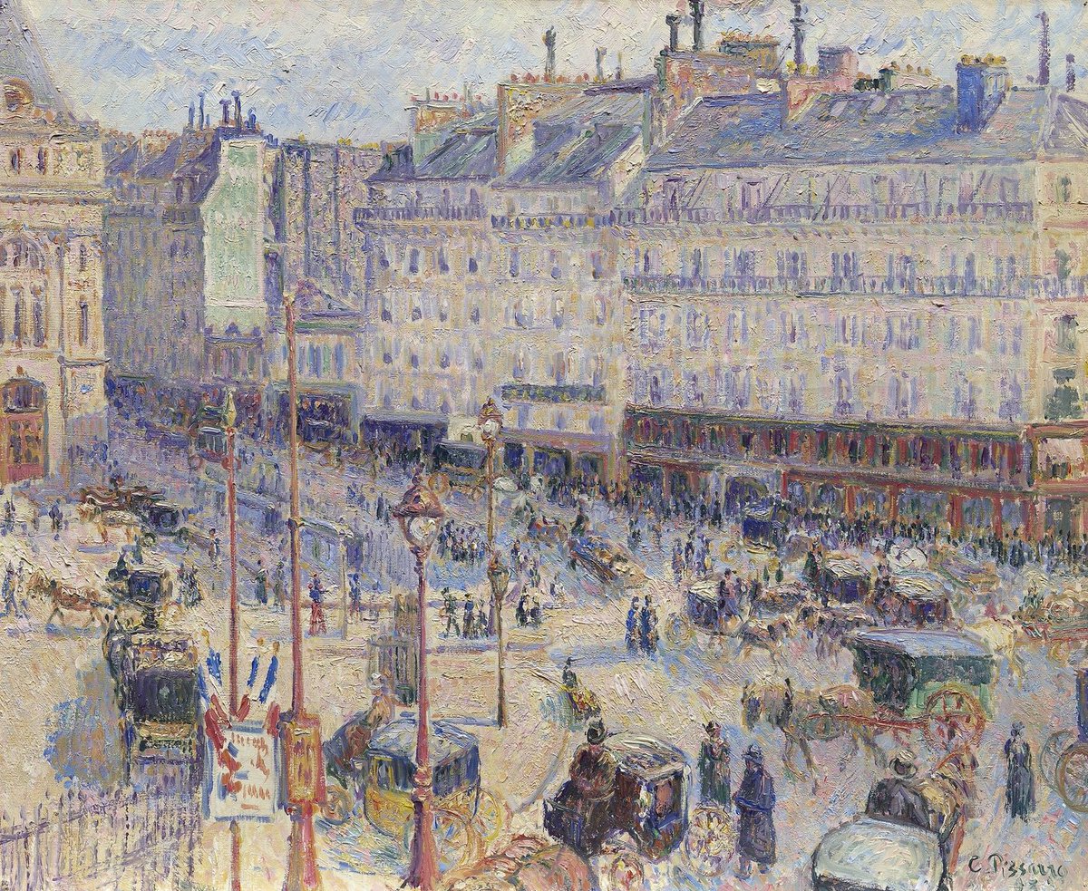 Camille Pissarro - The Place du Havre, Paris