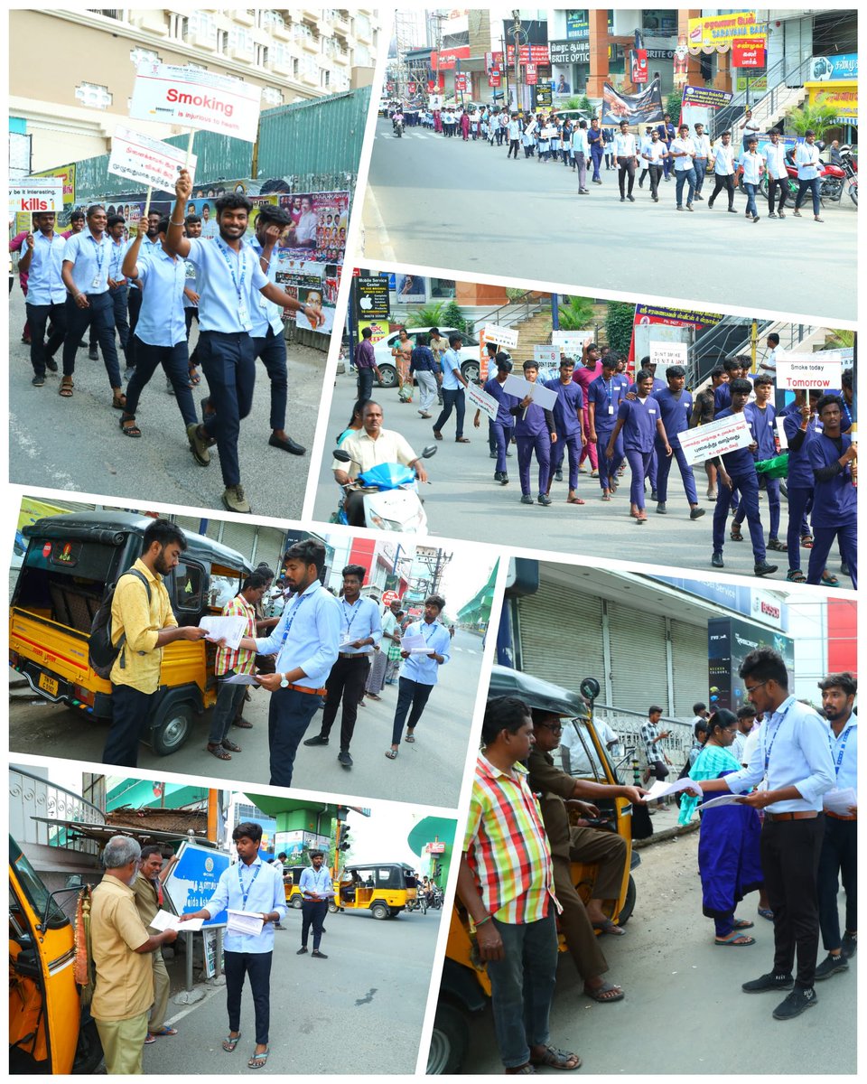 On the occasion of World No Tobacco Day -2024 National Service Scheme, & Young Indians Proudly Organized a Awareness Rally from Five Roads to New Bustand 

@_NSSIndia @NSSChennai
#WorldNoTobaccoDay #tobaccofree #awareness #rally