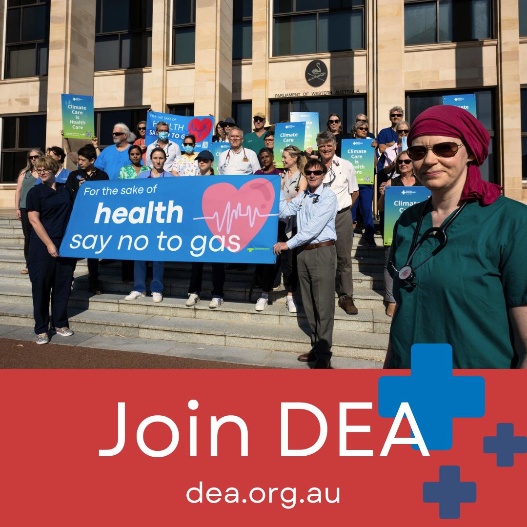 Are you a doctor or a med student who cares about the environment? Do you want to do something to protect the health of our planet from coal and gas? Then join DEA and join the Drs standing up for a healthy planet Drs: dea.org.au/doctor_members… Students: dea.org.au/student_member…
