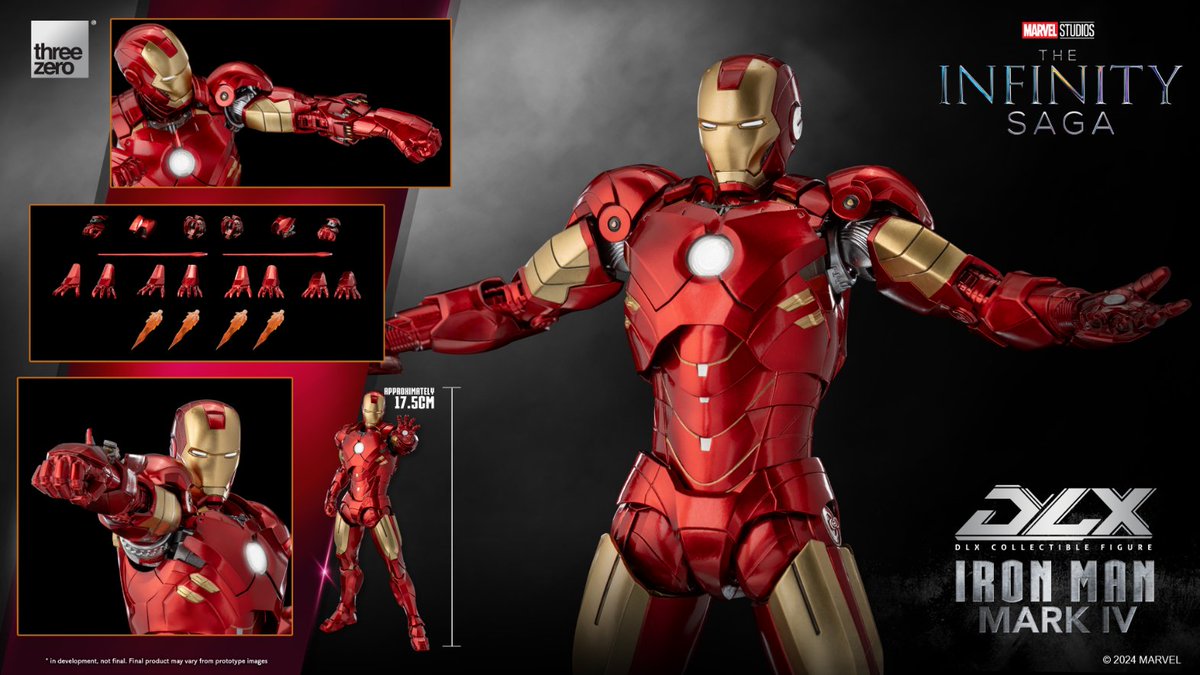 The accessories of DLX Iron Man Mark 4 can be interchanged with those of the recently released DLX Iron Man Mark 6, offering a wide range of display possibilities!

Pre-order now: bit.ly/Mark4ENG

#Marvel #IronMan #Mark4 #TheInfinitySaga #Avengers #actionfigures #toys