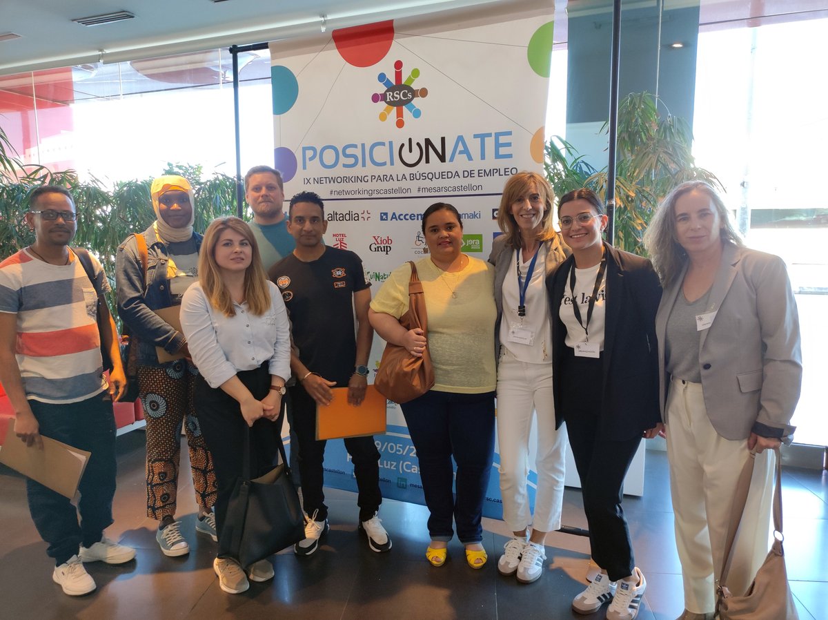 Accem_ong's tweet photo. En #Accem Castellón, hemos participado en la organización de la 9ª edición de #PosiciÓNate, un encuentro de networking donde empresas ofrecieron acciones formativas para aumentar las oportunidades de empleabilidad y motivación.
#AccemARIADNA, #EmpleaIn y #EmpleantMillars https://t.co/JcDVoKIMTa
