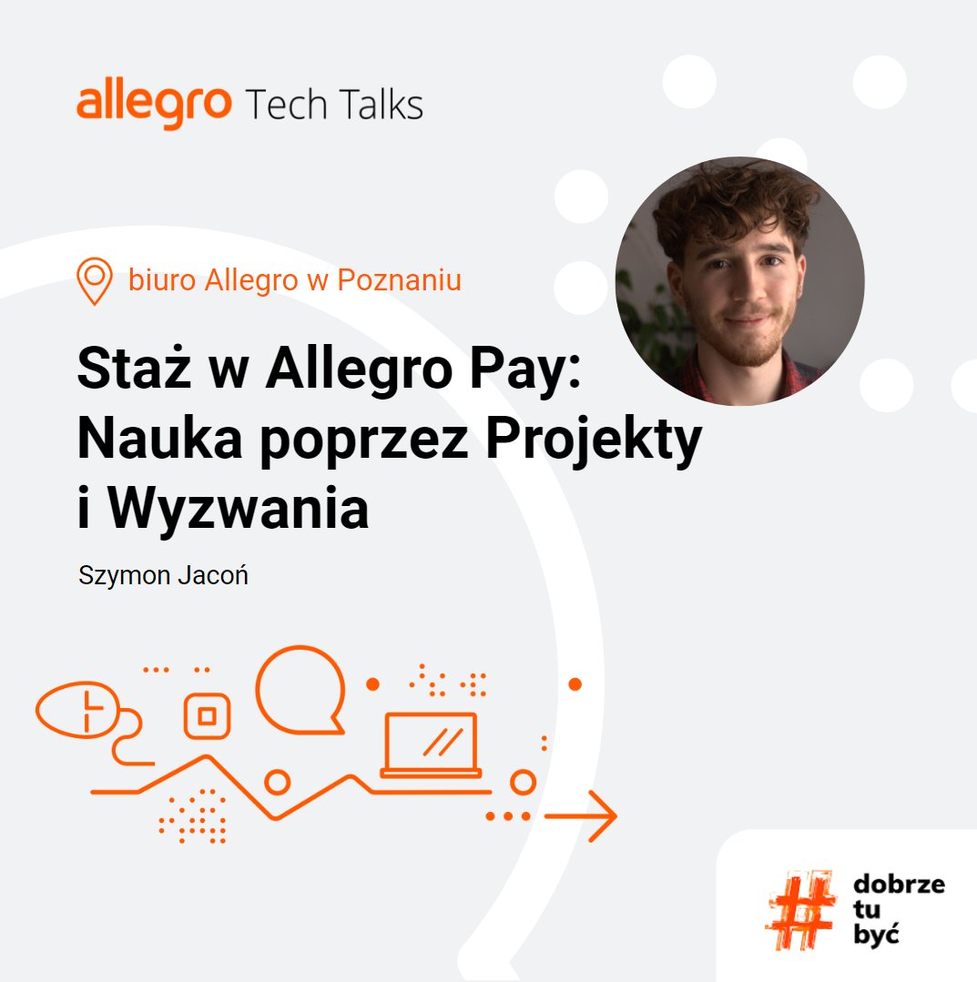 allegrotech's tweet image. During the upcoming meetup from the #AllegroTechTalk series, we invite you to a presentation that will be a journey through experiences and learning during the e-Xperience program at #AllegroPay. 💪Check the details and register your participation at: evenea.pl/pl/wydarzenie/…