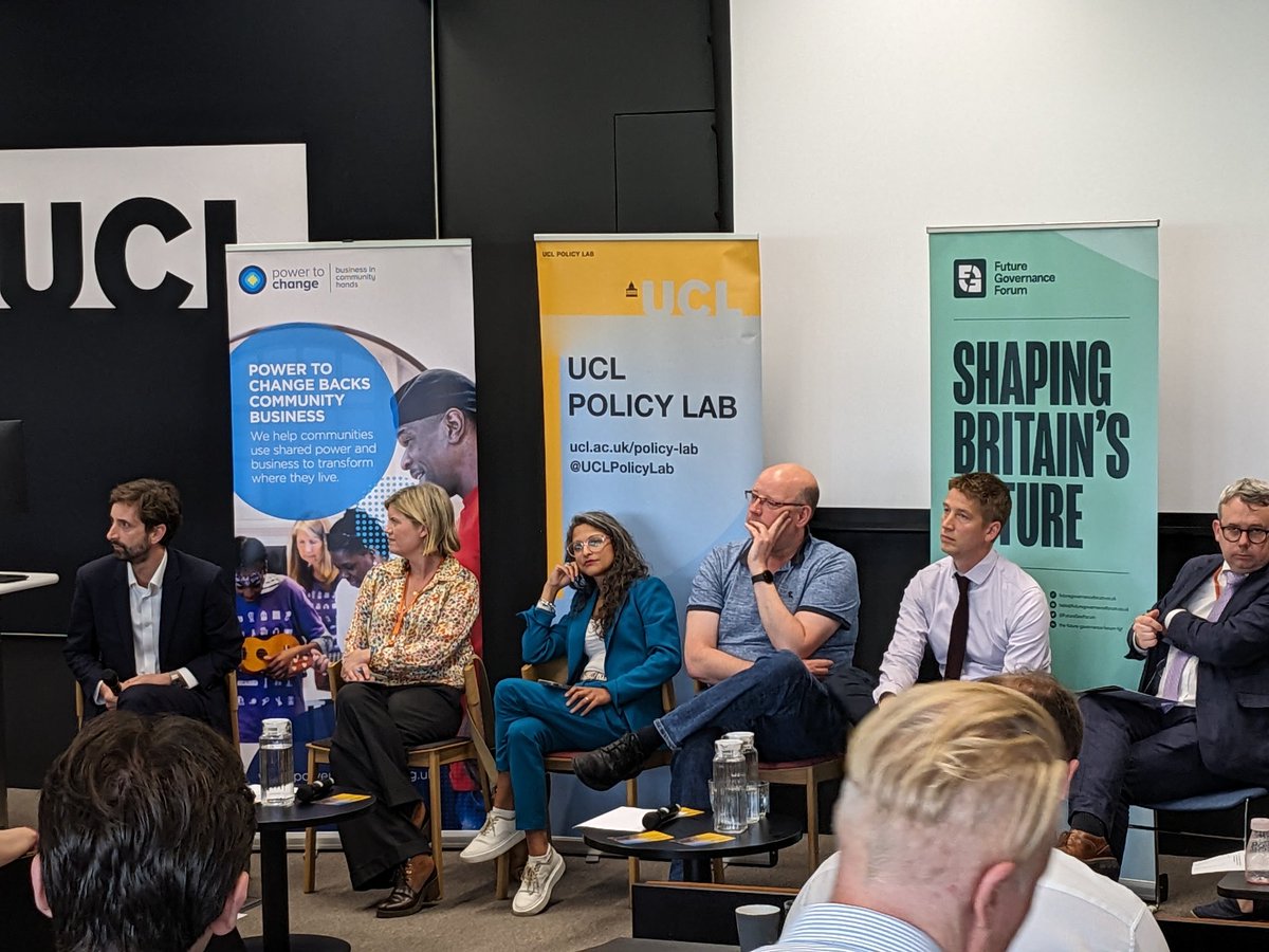 We at @FutureGovForum co-produced an exciting conference with @UCLPolicyLab on Britain Renewed. Thinkers, Leaders, Campaigners met to explore what modern campaigns, governance and movements might look like. We kept returning to the 'why' not just 'how'. Heart as well as head.✅