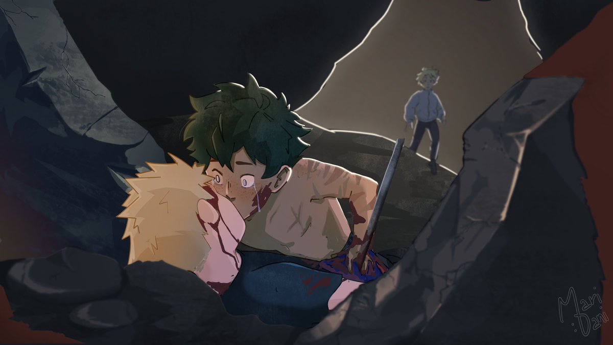 msgrief's tweet image. one of my absolute fucking fav scenes in @edemaruhhh ‘s fic the way you used to do on ao3. this fic fucking slaps im going insane #bkdk