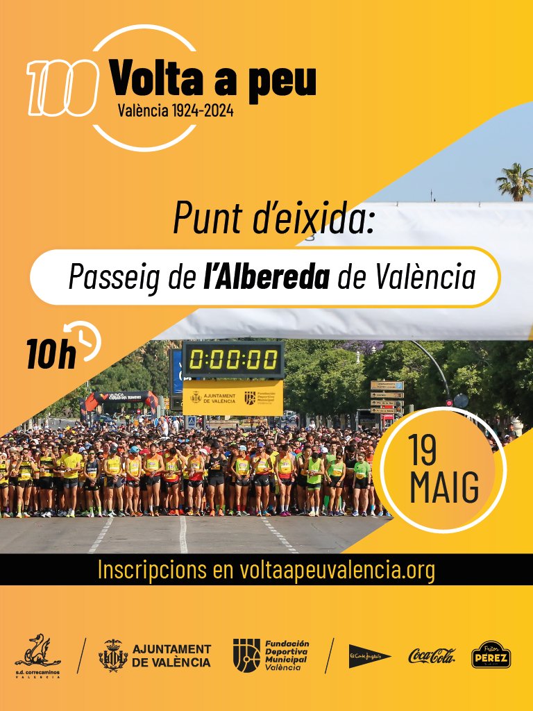 Volta a peu València tweet media