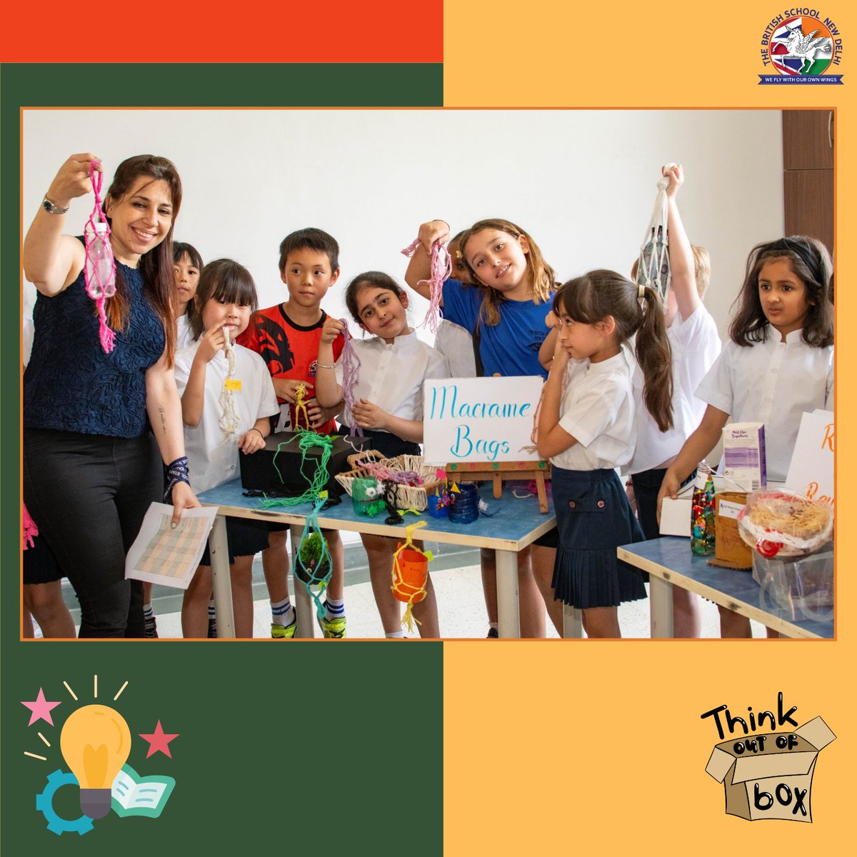 Making organisers out of cereal boxes, turning CDs into lamps, reusing old t-shirts as bags – our Primary School did a great job of repurposing everyday materials for World Creativity and Innovation Day. Let's look at the world a little differently!👏
#TBSDelhi #TBSCommunity