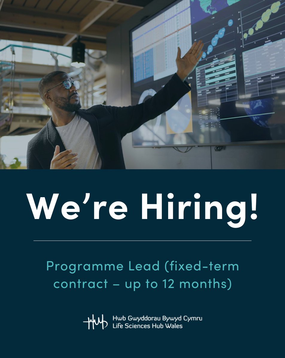 Want an opportunity to lead a programme based on developing #AI within the #health and social care sector in #Wales? This is your chance!

NOW #HIRING: Programme Lead (FTC – up to 12 months)

📍 Location: Remote/Cardiff office
💼 Salary: £52,050 pa
📅 Deadline: 22 May

Find out