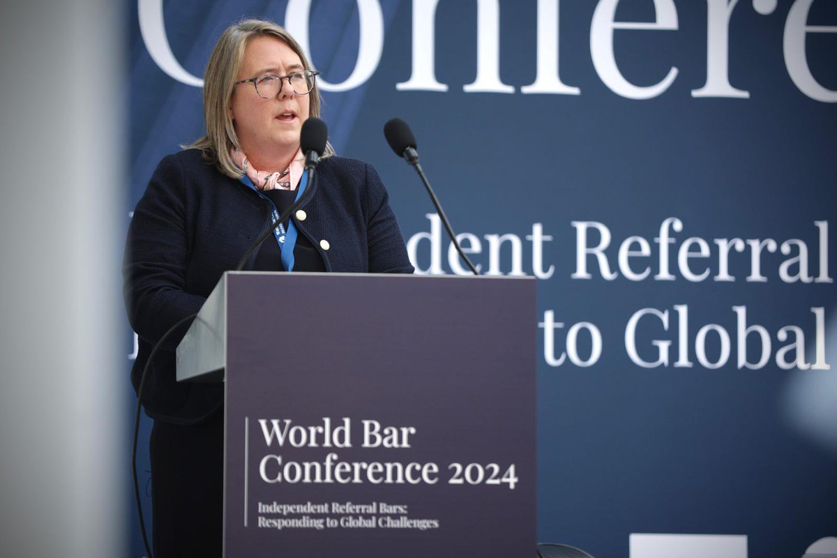 The Lady Chief Justice Dame Siobhan Keegan sets the tone on #WBC24 conference day one, reflecting on the role of the independent referral bars in responding to global challenges.