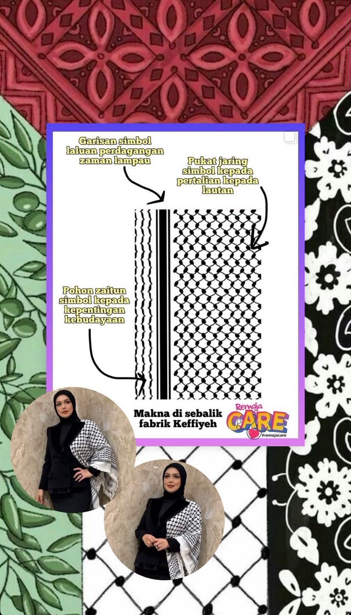Siti Nurhaliza for Palestine 🍉🖤🤍💚🇵🇸