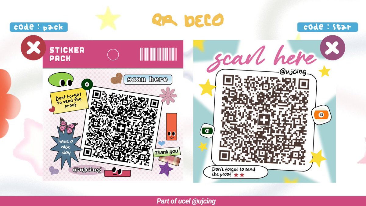 ucel template (@ujcing) on Twitter photo BIRTHDAY GIVEAWAY 🎂🌀🌷
Haloo! To celebrate my birthday, aku mau giveaway QR DECO req untuk 8 orang yang beruntung. bebas pilih mau design yang mana dari foto dibawah ini yaa 😻
✨ syarat :
- rt & like tweet ini 
- reply code qr deco yg dimau
📌 END 18 mei 
#zonauang #zonaba BIRTHDAY GIVEAWAY 🎂🌀🌷
Haloo! To celebrate my birthday, aku mau giveaway QR DECO req untuk 8 orang yang beruntung. bebas pilih mau design yang mana dari foto dibawah ini yaa 😻
✨ syarat :
- rt & like tweet ini 
- reply code qr deco yg dimau
📌 END 18 mei 
#zonauang #zonaba