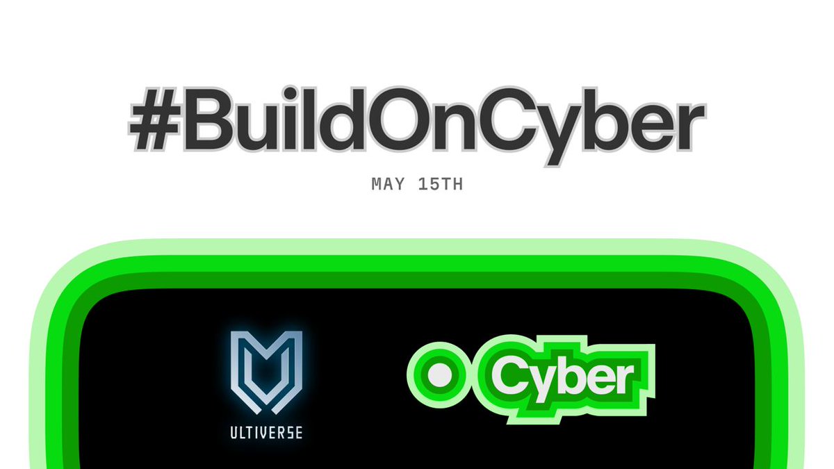 🎉 Congrats to our partner <a href="/BuildOnCyber/">Cyber</a> on the rebrand to Cyber and the Mainnet launch!

The <a href="/UltiverseDAO/">Ultiverse</a> ecosystem is excited to be part of the journey!