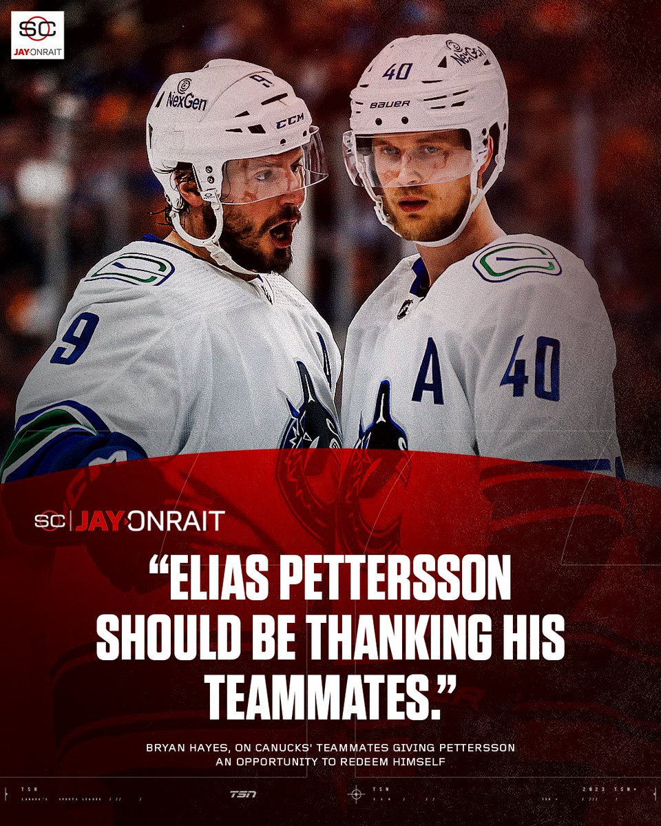 Elias Pettersson’s teammates have given him an opportunity for redemption.
