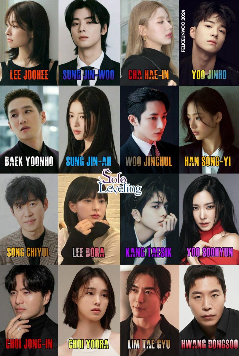 They are suitable to be the main role #SoloLeveling in live action drama

#CHAEUNWOO
#MIYEON #GIDLE
#AhnBoHyun
#ShinHayoung
#LeeSooHyuk
#RohJeongEui
#NamDaReum
#YOUNGHOON #TBZ
#MINJI #NewJeans
#TIFFANY #SNSD
#LeeJinWook
#ShinSooHyun
#KimJaeWook
#KANGHAELIM
#YuJunSang
#TaeWonSuk