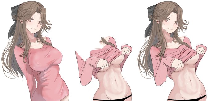 現状だと上から別レイヤーでのっけちゃうのが妥当かな、と。

表情差分の場合は線画の時点で描き分けておく必要があるけど、他の部分ならこれでいいかも(結局手間はかかるのだけど)。 