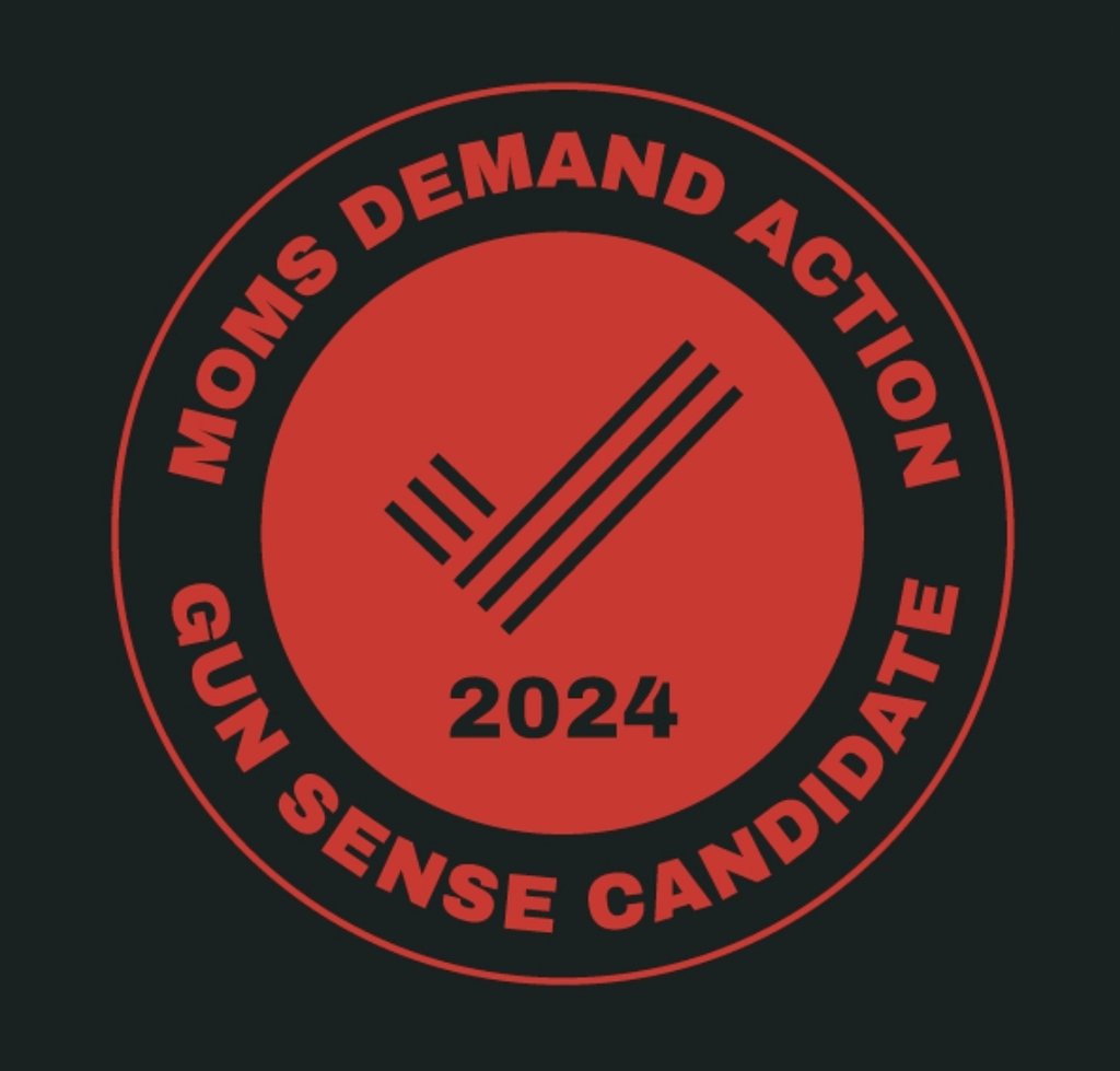 Proud to be a @MomsDemand Action Gun Sense Candidate. And for the last two years of my life, I have studied gun violence in St. Louis County. It is among the proudest work of my public service in an unelected capacity.