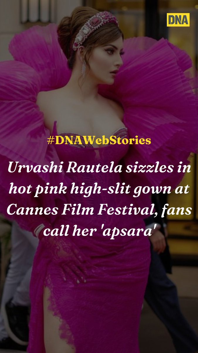 #DNAWebStories | #UrvashiRautela sizzles in hot pink high-slit gown at #CannesFilmFestival, fans call her 'apsara'

Take a look: dnaindia.com/business/repor…