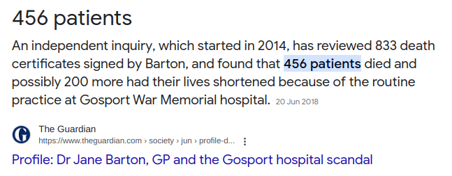 @Hazelgrove_5 @lawful_guardian #HaroldShipman was small fry, a mere pretender to the title held by the unapologetic #DrJaneBarton and @PHU_NHS #GosportWarMemorialHospital