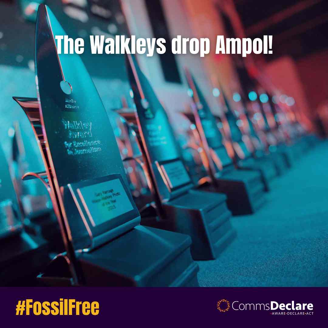 MASSIVE WIN!

Congratulations @jonkudelka and friends 😍 

#greenwashing #fossilfree #walkleys #thewalkleys