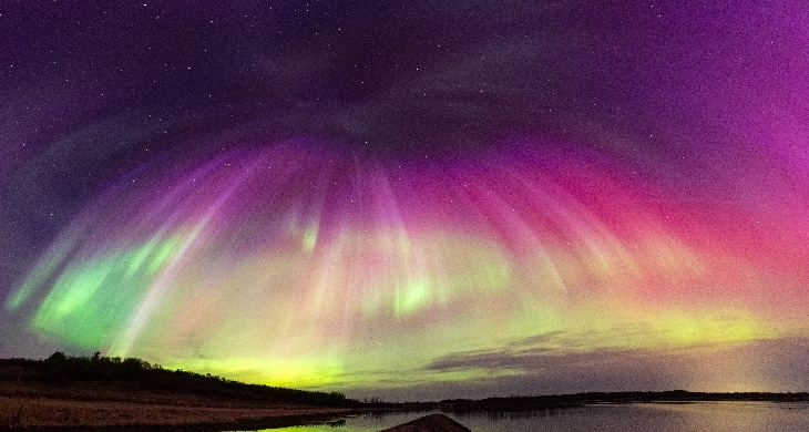 #Auroras Taken by Gunjan Sinha on May 11, 2024 Canada