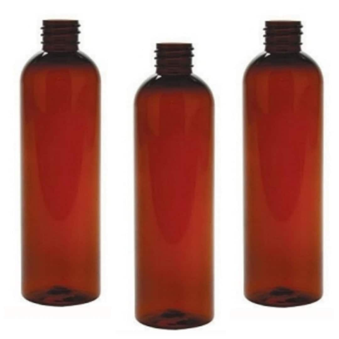 8oz AMBER Cosmo Slim Plastic Bottles tuppu.net/2253a64c #explorepage #aromatheraphy #dtftransfers #Warehouse1711 #candlemaker #handmadecandles #candleoils #glitter #EtsySupplies