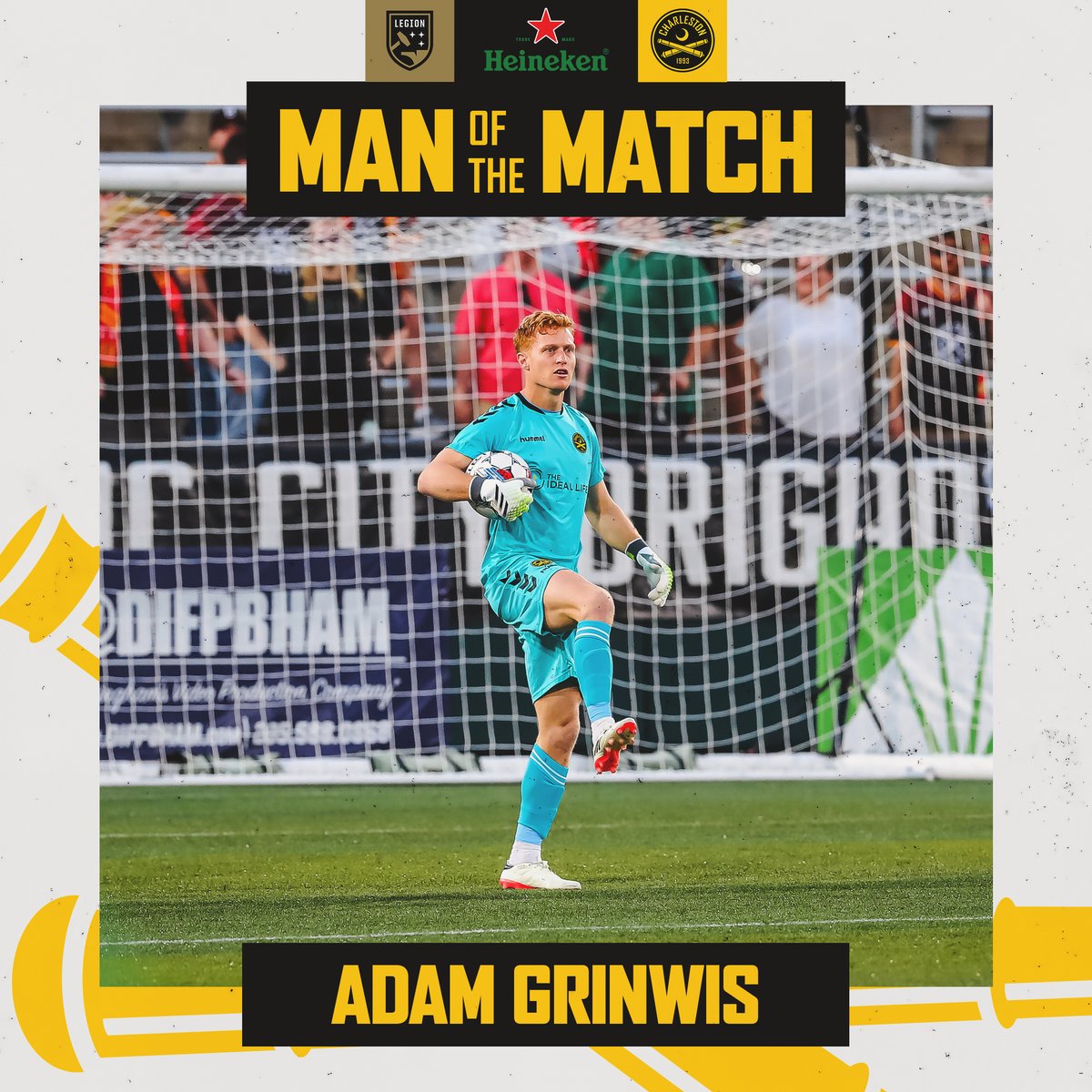 A courageous effort for the shutout victory from @agrinny tonight 👏⭐️

He's your @Heineken Man of the Match!

#BHMvCHS | #CB93 #FortifyAndConquer