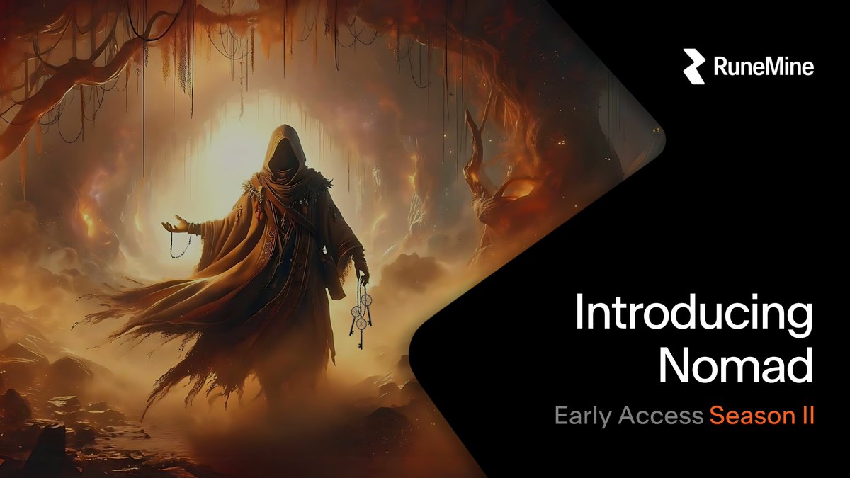 ᚾᛟᛗᚨᛞ ᛁᛊ ᚺᛖᚱᛖ Welcome to Nomad: Early Access Season II. Nomad is our Season II Early Access campaign on Galxe. Built around our Bitcoin <> Solana Runes Bridge on testnet. ⚡️ Complete the quests, interact with the Runes bridge and stack up points to be in the running