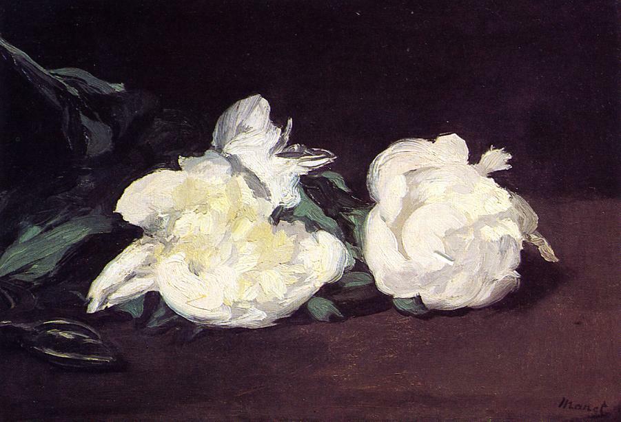 Branch of White Peonies and Secateurs wikiart.org/en/edouard-man…