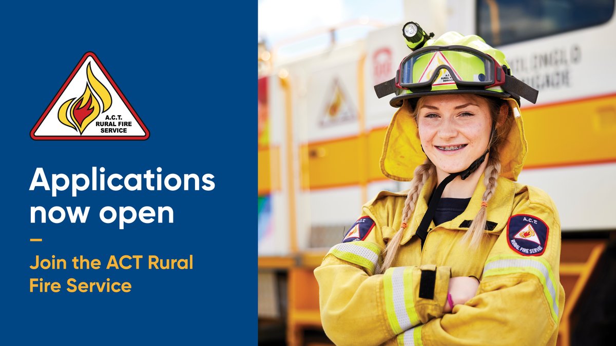 The ACT Rural Fire Service is on the lookout for new volunteers! Successful candidates will be trained to respond to bush and grass fires in the Territory – they'll also learn to work with other emergency services to provide support when needed. More: esa.act.gov.au/join-us/volunt…