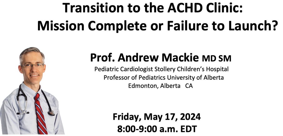 Rafa Alonso (@ralogon) on Twitter photo This week at the Toronto International ACHD Rounds, Professor Andrew Mackie will discuss about the importance of Transition in CHD. Please join us live at meet.goto.com/558914397
<a href="/TorontoACHD/">Toronto ACHD Program</a> <a href="/PMunkCardiacCtr/">Peter Munk Cardiac Centre</a> <a href="/SKHeartCentre/">SickKids Labatt Family Heart Centre</a> #ACHD This week at the Toronto International ACHD Rounds, Professor Andrew Mackie will discuss about the importance of Transition in CHD. Please join us live at meet.goto.com/558914397
<a href="/TorontoACHD/">Toronto ACHD Program</a> <a href="/PMunkCardiacCtr/">Peter Munk Cardiac Centre</a> <a href="/SKHeartCentre/">SickKids Labatt Family Heart Centre</a> #ACHD