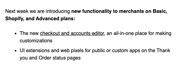 Zubairmohsin33's tweet image. Finally UI extensions and web pixels on Thank you and order status page for every Shopify plan.

Time to update the app and get rid of script tag on thank you page.

#shopify #shopifyapps