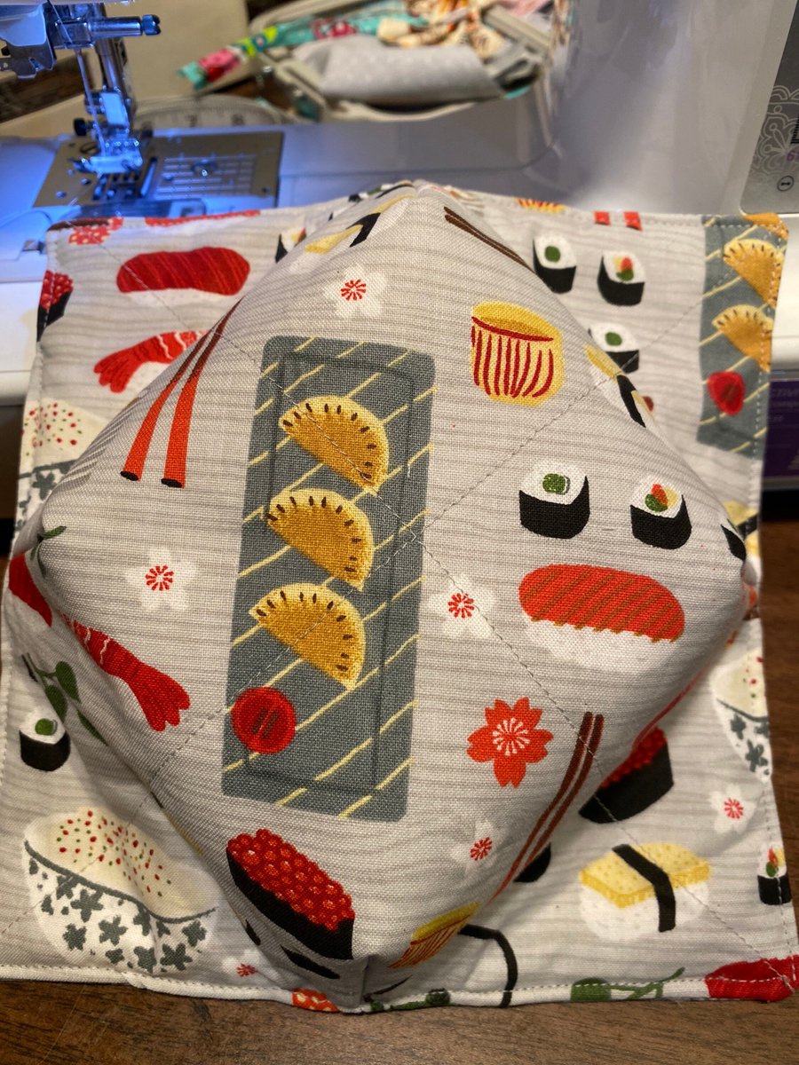 Microwave Bowl cozy, reversible cozy, sushi bowl cozy, gifts, gift ideas, soup bowl cozy, ice cream bowl cozy, colorful print, Easter gifts tuppu.net/82351f7a #MothersDay #giftsunder10 #July4th #FathersDay #MemorialDay #GiftsforMom #SushiBowlCozy