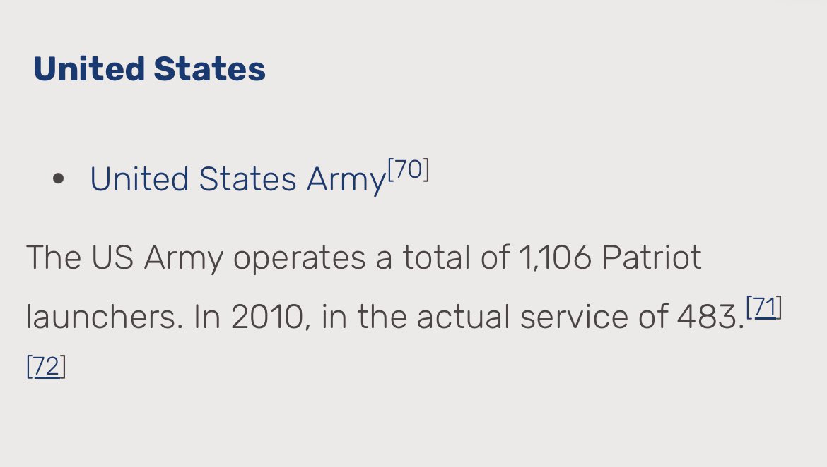 The US could overhaul around 500 existing Patriot launchers, it does not even use right now, and send them to safeguard Ukraine. Instead, it asks Switzerland to sell its unit, which wasn’t even produced so far, to Kyiv … Why is 🇩🇪 the only country, willing to protect 🇺🇦 cities?!